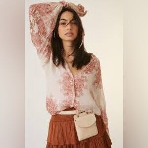 Whimsical, romantic blouse by Flower that Girl